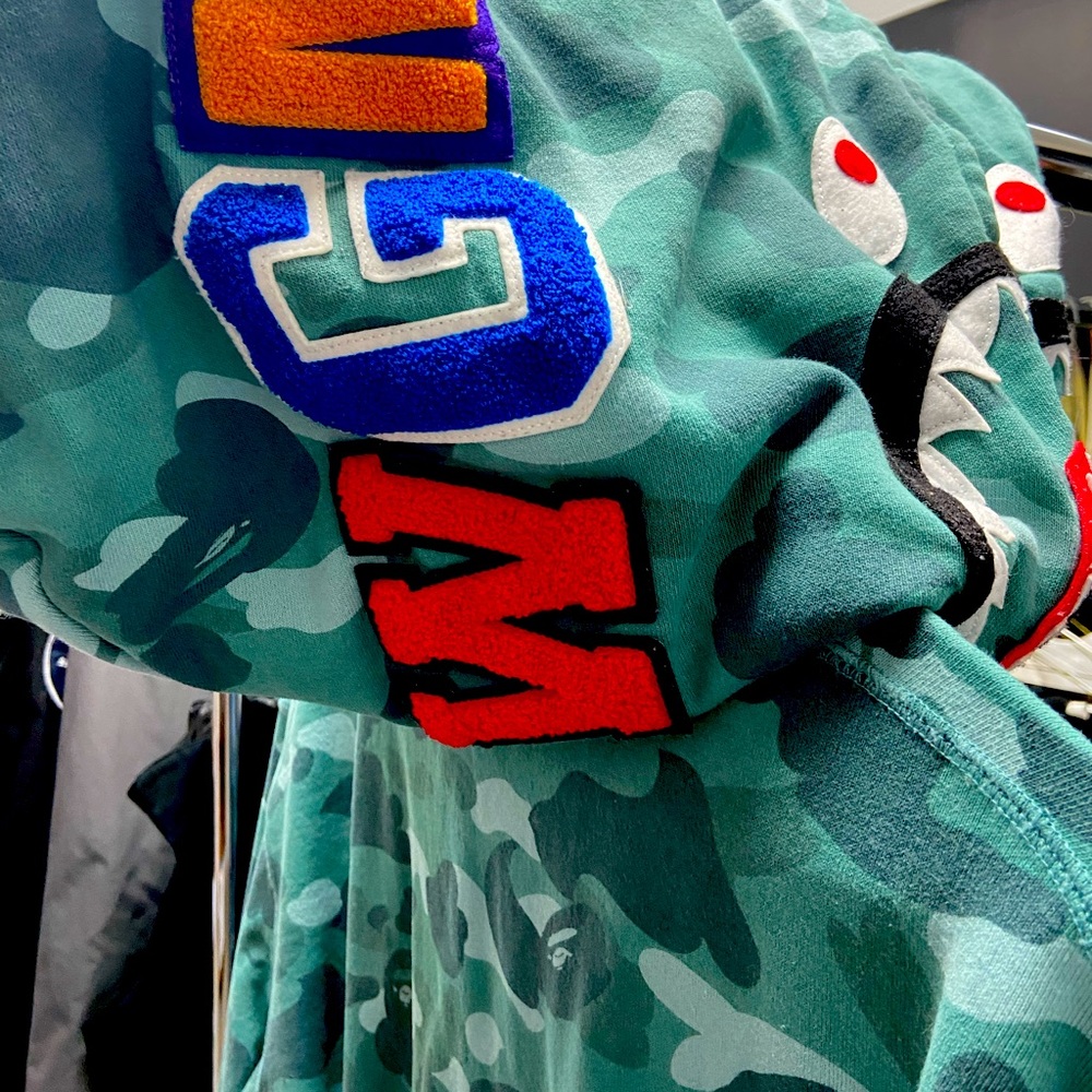 BAPE HOODIE SWEATSHIRT size 3XL
